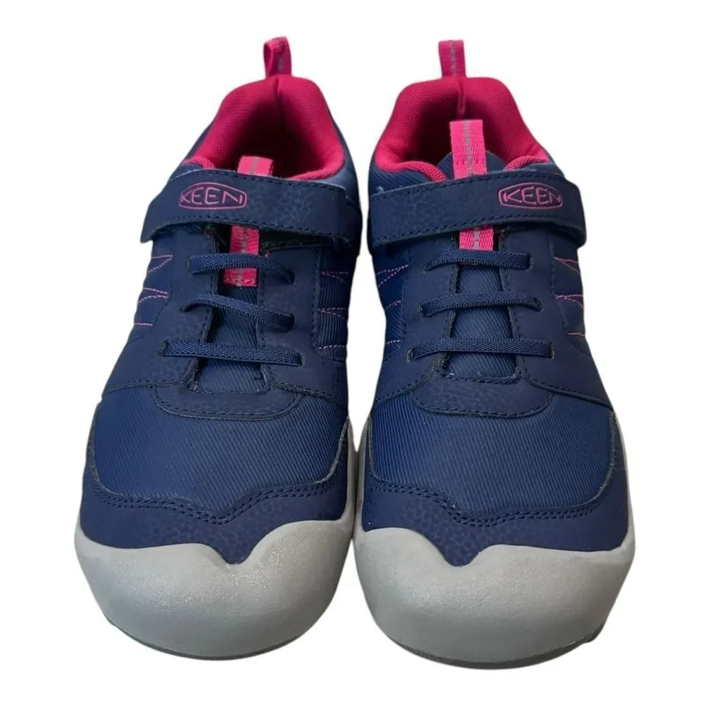 New KEEN Big Kids' Knotch Peak Easy Close Youth Sneakers 6